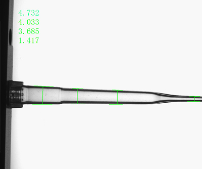 Reagent tube size detection